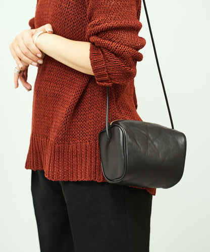 #45/ Float 迷你肩包 (黑色) / 牛皮 "APERTO" 