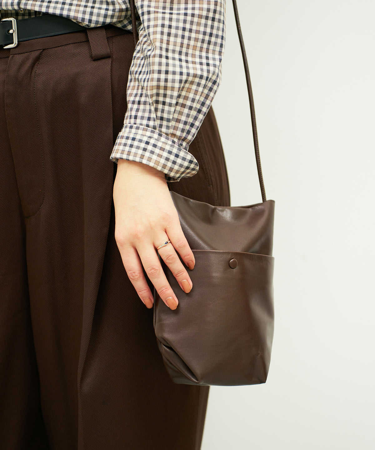 《Limited 5%》Stem Form - Bitter brown / cowhide Aperto