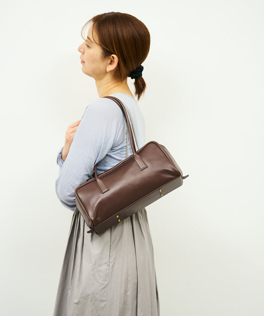 《Limited 5%》Contour Boston S - Bitter brown / cowhide Aperto
