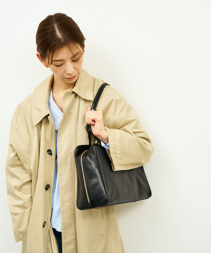 《Limited 5%》Contour Boston M - Black / cowhide Aperto