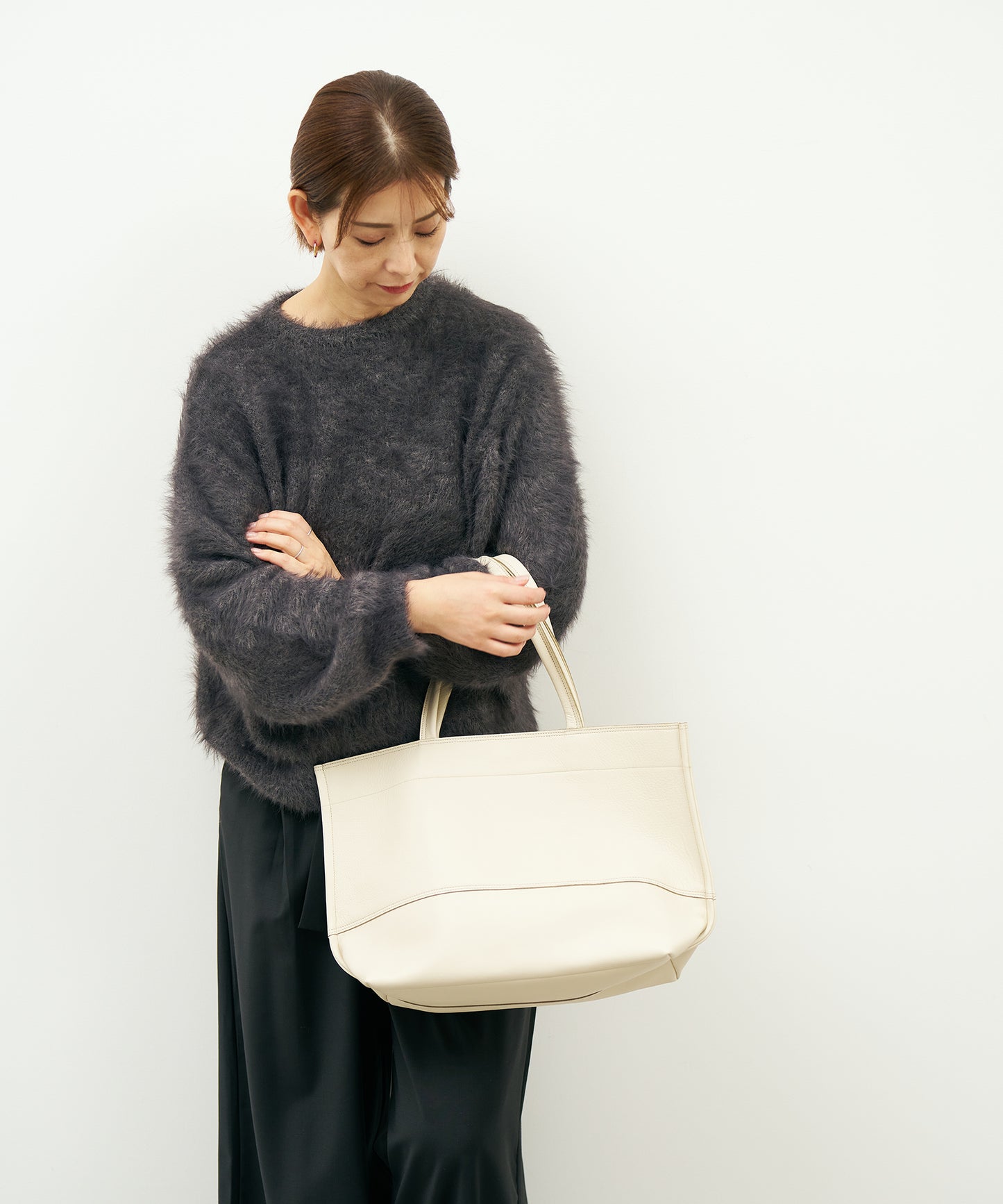 EOS / #52 / 寬版托特包 M / 牛皮“VALENCIA”