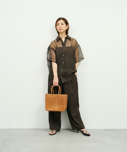 Mercado tote bag - Vintage tan / Buffalo mesh