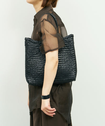 Mercado shopper bag - Black / Buffalo mesh