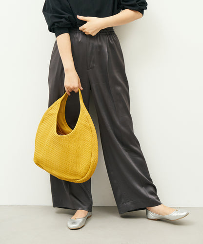 #60/ 圓形籃子 (芥末黃) / 羊皮“SHEEP MESH” 