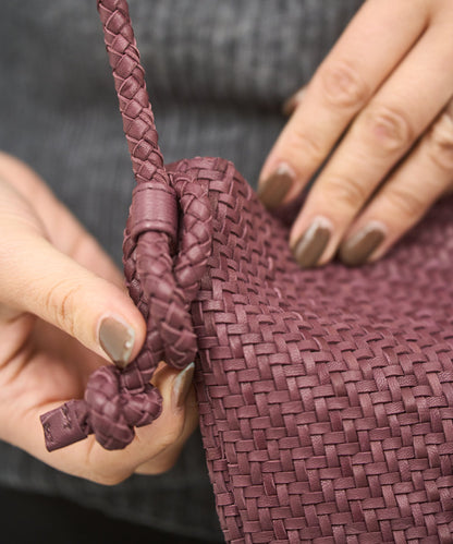 Mini bandolera con borlas de piel de oveja "SHEEP MESH" (lanzamiento a mediados de septiembre) 