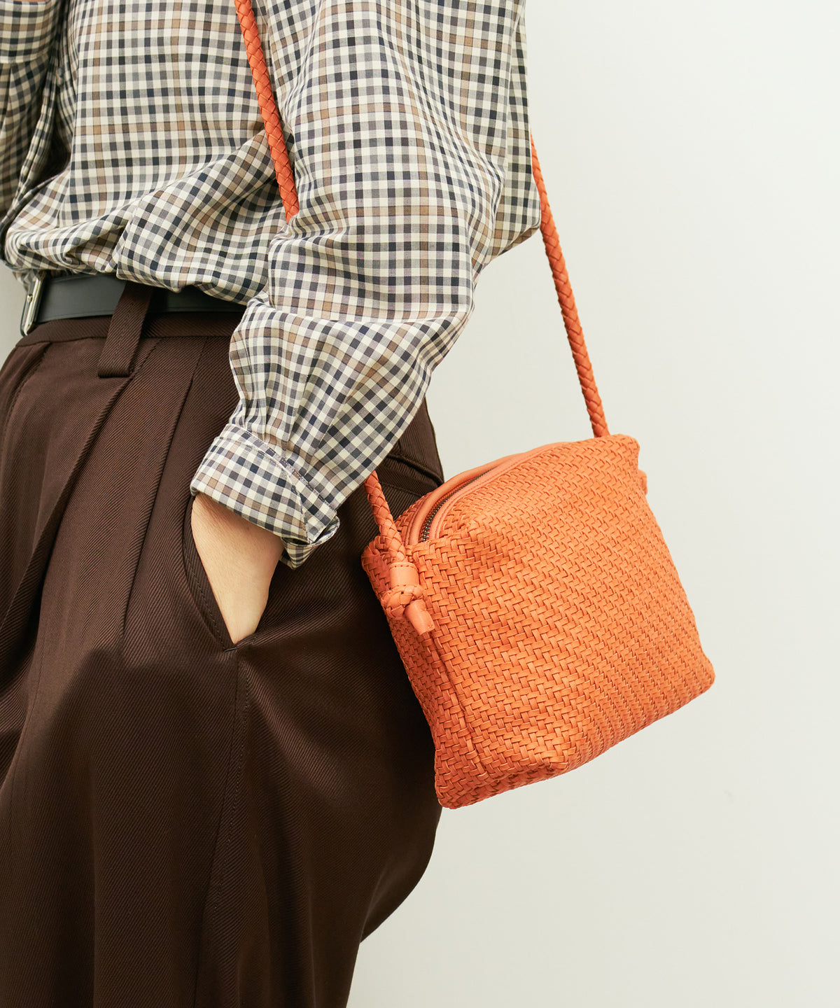 Barrel Shoulder S - orange / sheepskin Sheep mesh