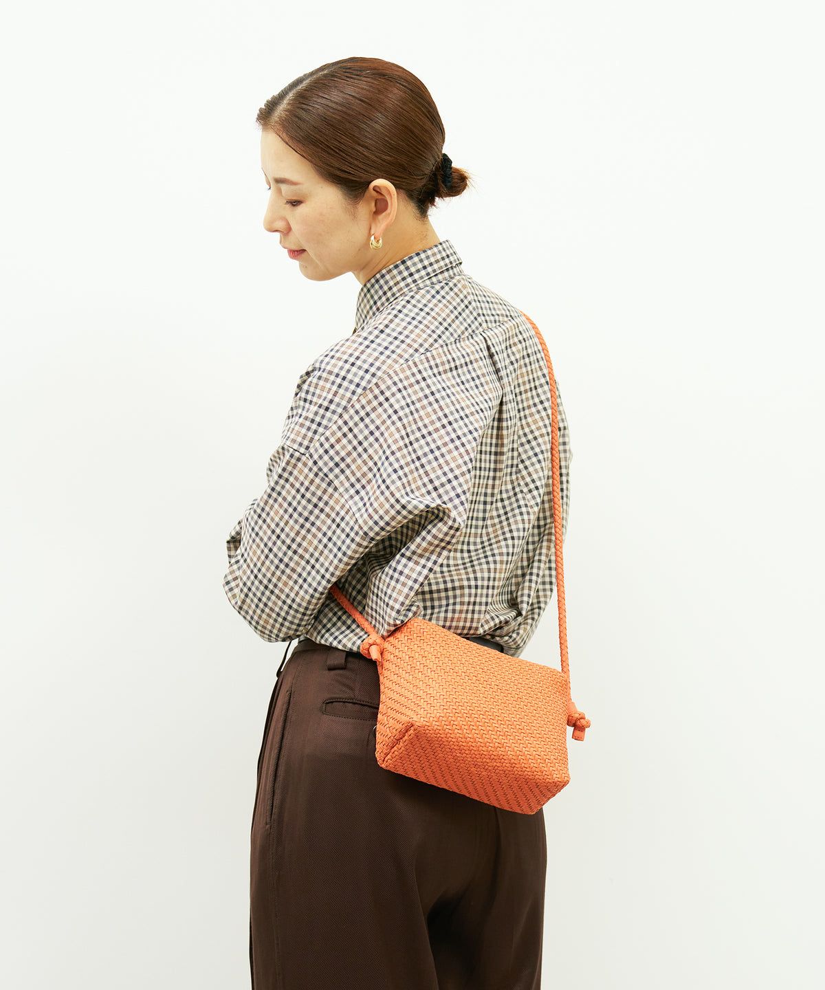 Barrel Shoulder S - orange / sheepskin Sheep mesh