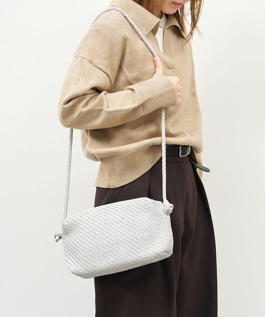 Barrel Shoulder M - mist gray / sheepskin Sheep mesh
