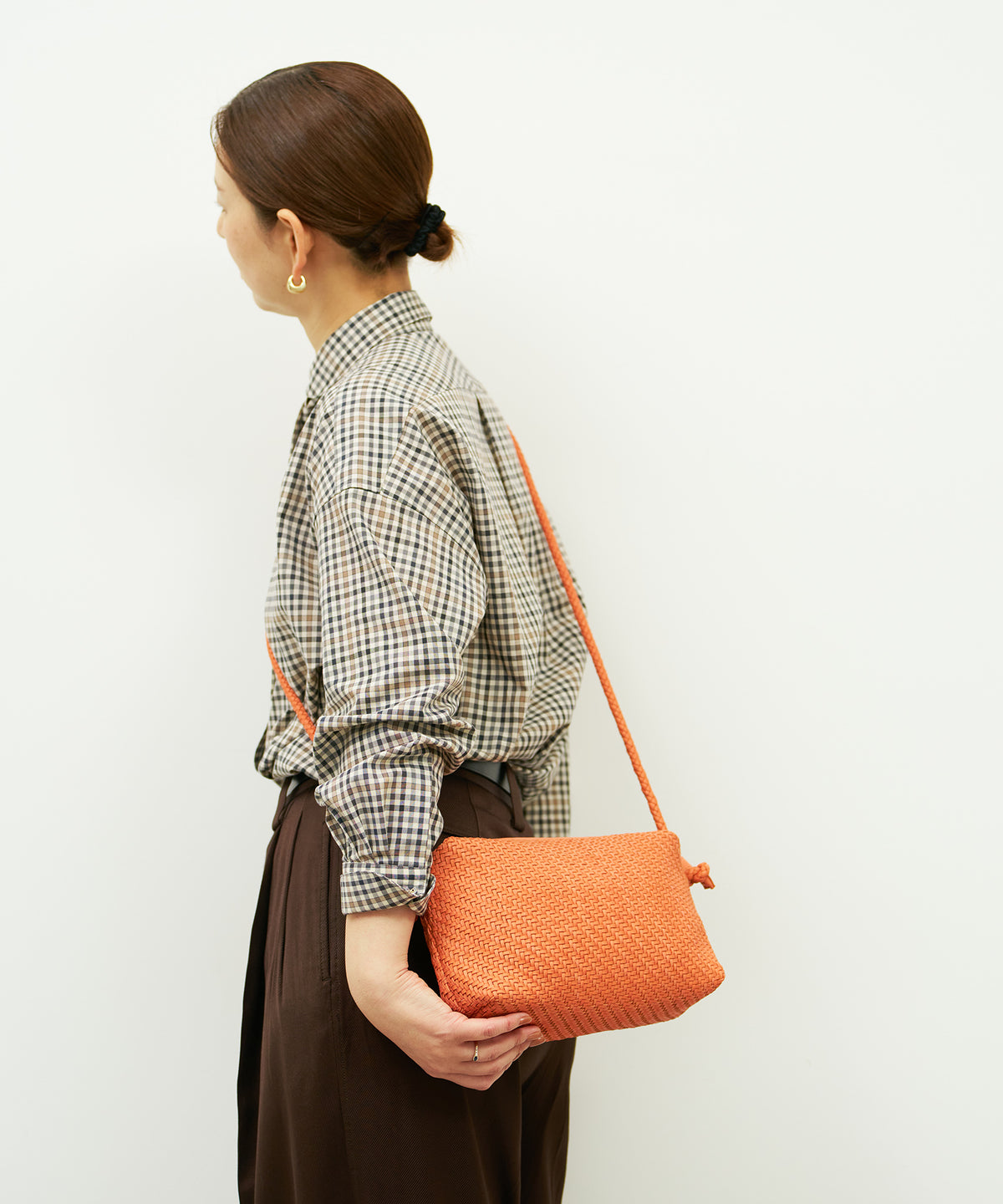 Barrel Shoulder M - orange / sheepskin Sheep mesh