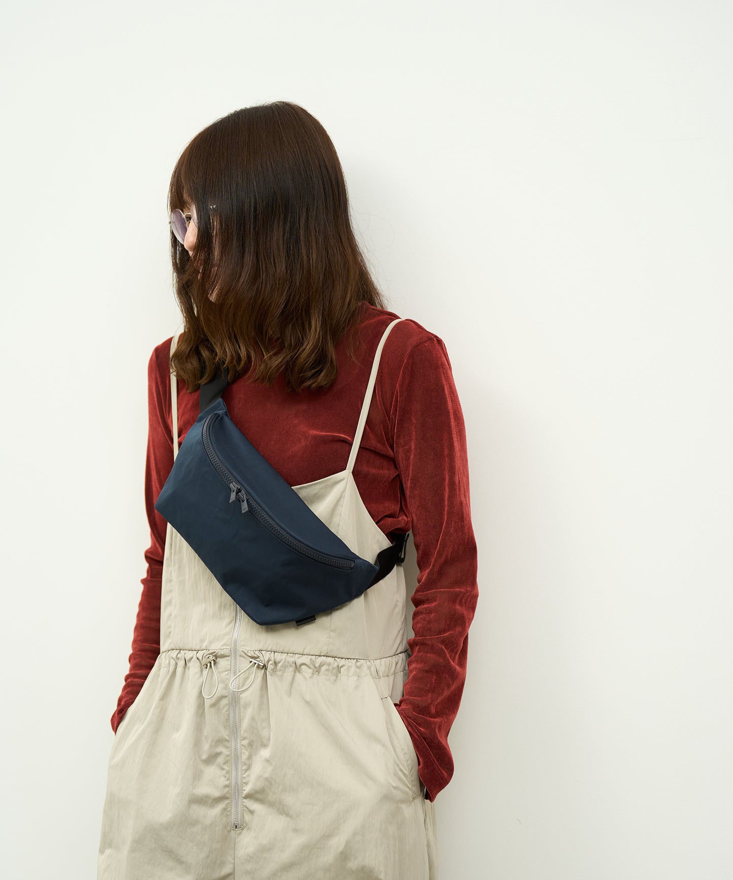 #89 / Waist bag / nylon "High density nylon"