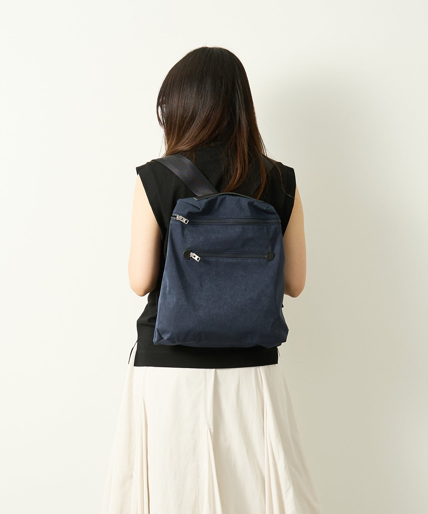 《SALE 20%》Flat backpack / nylon "High density nylon"