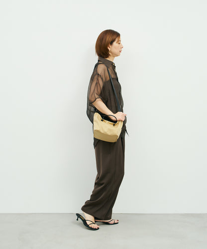 #89《SALE 20%》Daily mini Boston bag (beige) / HD NYLON