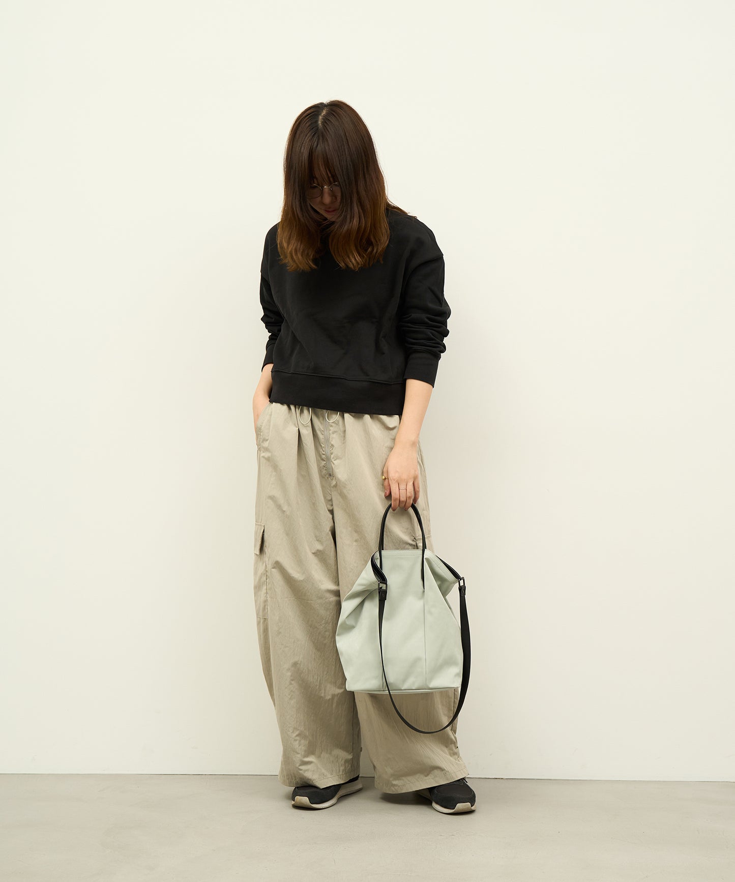 #89 / Frame tote / nylon "High density nylon"