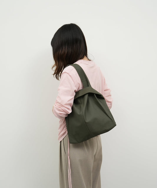 #11 / 2way Reji-bukuro S (olive) / goatskin "BARE"