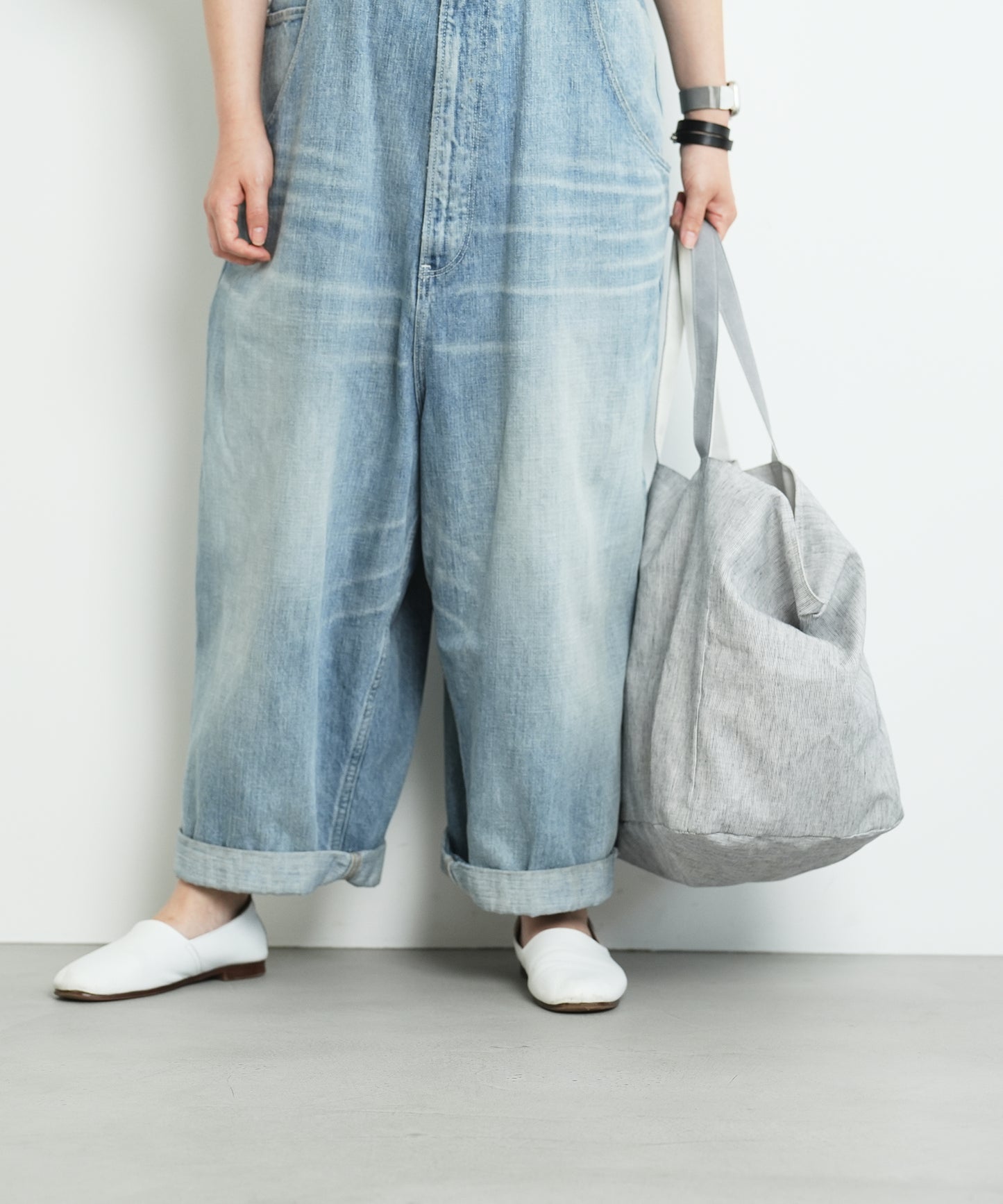 《SALE 20%》Daily sub bag・big tote / "Cotton Linen"