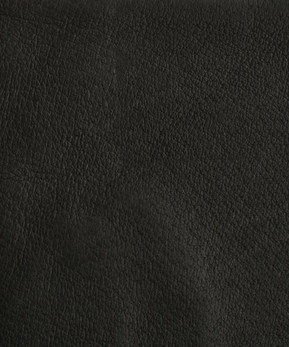 #30/ Square duffel bag M (black) / pigskin "HALLIE"