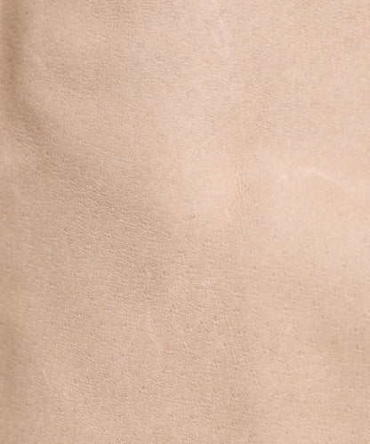 #30/ Lunch bag M (pink beige) / pigskin "HALLIE"