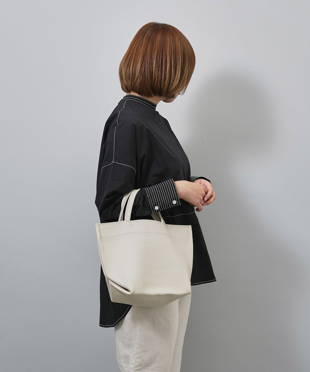 #52b/ Lunch bag S (ivory) / cowhide "VALENCIA"