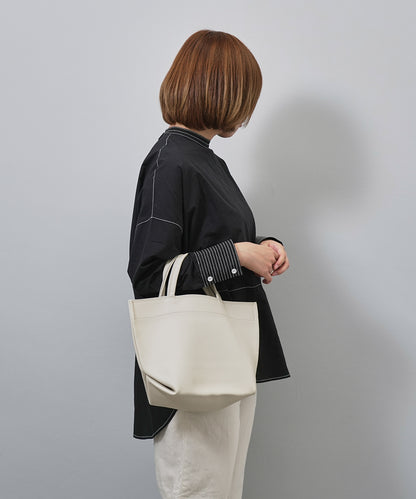 #52b/ Lunch bag S (ivory) / cowhide "VALENCIA"