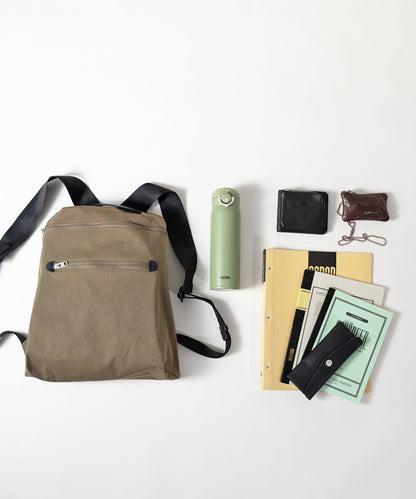 《SALE 20%》Flat backpack / nylon "High density nylon"