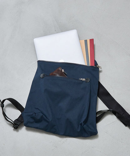Flat backpack / nylon "High density nylon"
